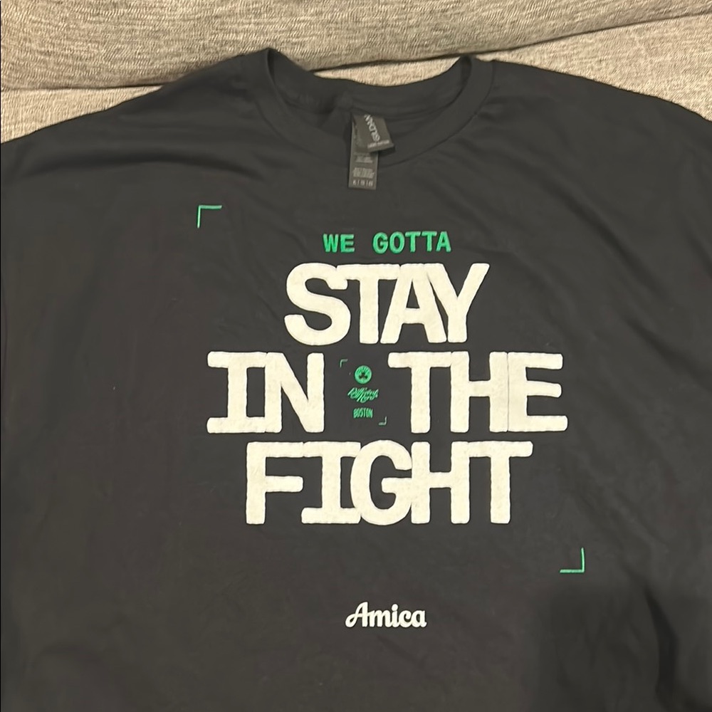 Boston Celtics playoff shirt We gotta stay in the fights short sleeve t-shirt xl